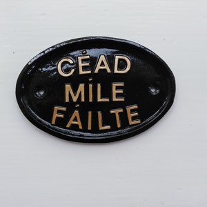 Cead Mile Failte, Irish welcome, moneygall