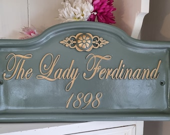 Dirección/Número de casa - Parkview Style Sage Green