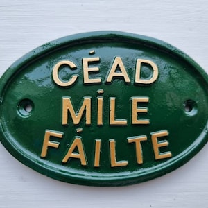 Cead Mile Failte, Green & Gold