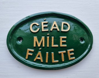 Cead Mile Failte, Green & Gold