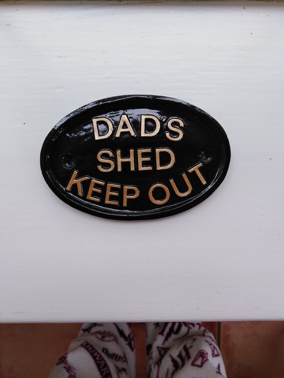 Grumpys Shed Plaque//Sign Gift Grumpy Dad Grandad Funny Workshop Garage Garden Farthers Day