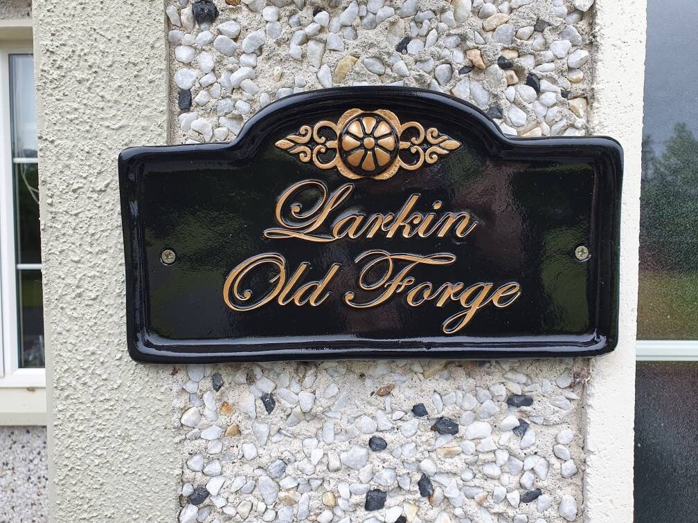 House Name Plaque script Style Etsy Australia