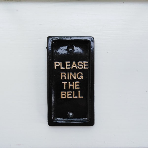 Please ring the bell