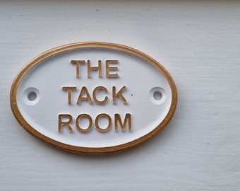 The Tack Room , White & Gold