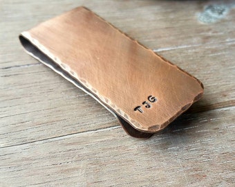 Personalized Money Clip - Copper Money Clip - Gift for Dad - Groomsmen Gift - Gifts for Him - Gifts Under 50 dollars