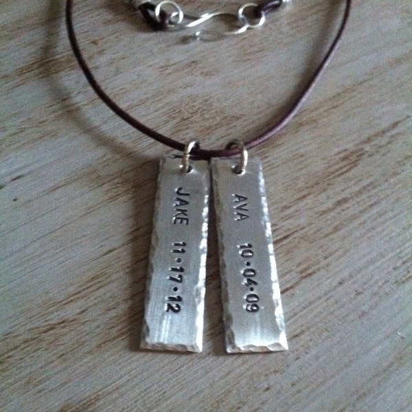 mens family necklace
