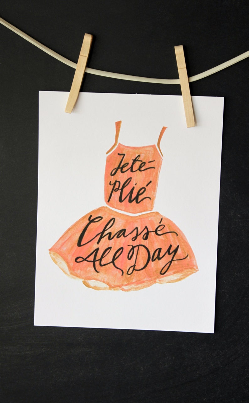 Ballet All Day Print image 1