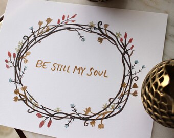 Be Still My Soul Wreath