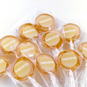 Butterbrew Hard Candy Lollipops