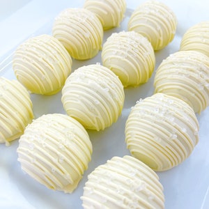 Sparkling Cake Truffles, Cake Bon Bons, Cake Pops, Lemon, Cake, Birthday, Shower, Wedding, Favor, Celebrate