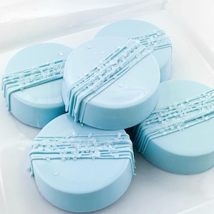 Chocolate Covered Oreos, Oreo, Birthday, Shower, Wedding, Favor, Party, Celebrate, Baby Blue