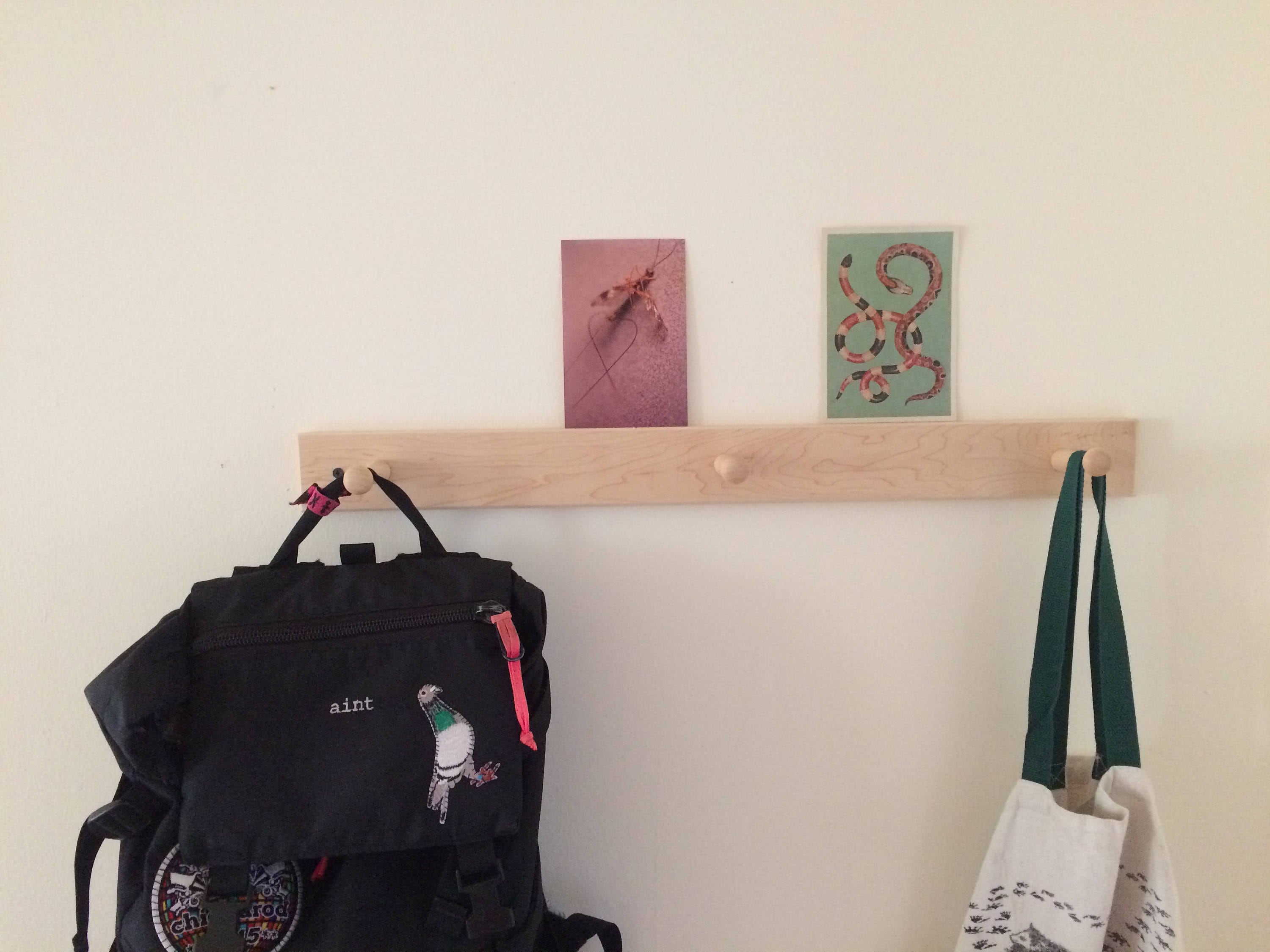 Maple Shaker Peg Board Etsy España