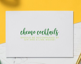 Chemo Card - Chemo Humour, Funny Illness Card, Card for Illness, Cancer is Shit, Empathy Gift, Friendship Card, Chemotherapy Humour, Spoonie