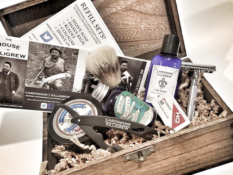 Personalized Groomsmen Gift Sets Classic Shaving Kits Etsy