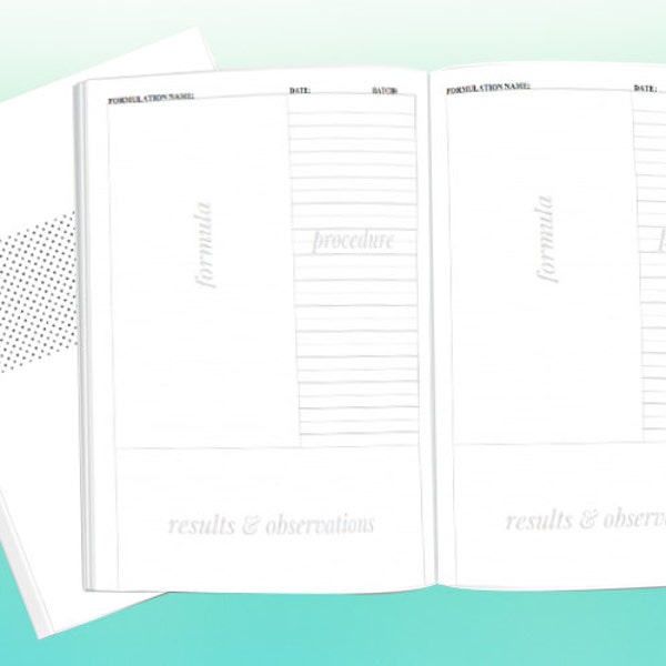 Formulator (Lab) Notebook