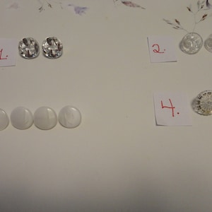 Vintage Glass Buttons: Your Choice of Style