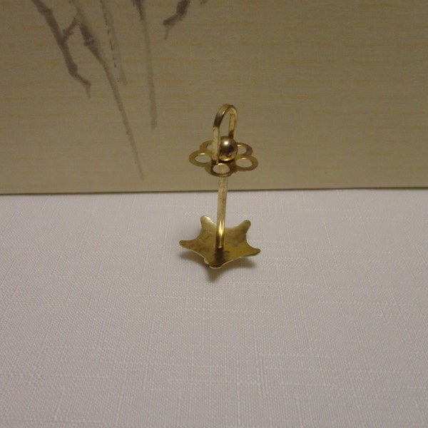 Vintage Miniature Brass Metal Umbrella Stand Dollhouse Umbrella Stand