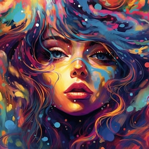 Cross Stitch Pattern &quot;Hypnosis&quot; PDF | Easy Full Coverage Counted Cross Stitch | Pattern Keeper