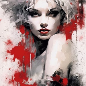 Cross Stitch Pattern &quot;Fury Red&quot; PDF | Easy Full Coverage Counted Cross Stitch | Pattern Keeper