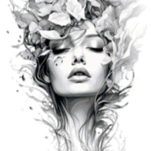 Cross Stitch Pattern &quot;Artistic Portrait&quot; PDF | Easy Full Coverage Counted Cross Stitch | Pattern Keeper