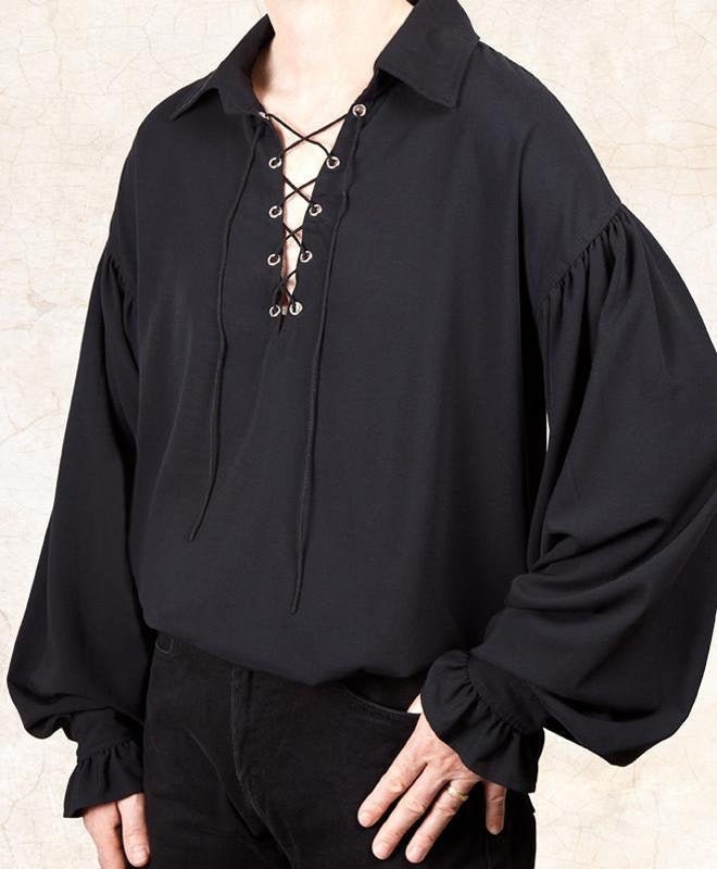 Poet shirt black Clearance