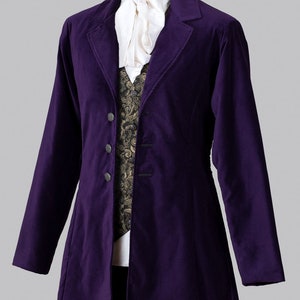 Classic Brocade Waistcoat / Vest Gold / Black image 2