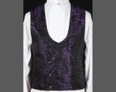 Jareth Waistcoat - Double breasted period style waistcoat with collar, Victorian, Edwardian.