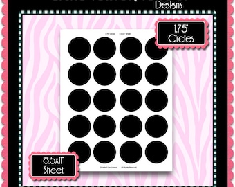 1 5 circles avery labels 8293 template instant download etsy avery 8293 template