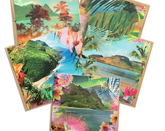 Kauai Scenics Variety Notecard Set, Greeting Cards, Kauai Scenic art, Kauai inspired gifts, Stationary, Thank you cards, Hawaii scenic cards