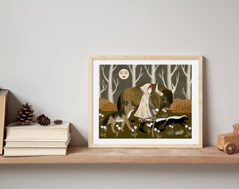 spring traveller | Giclée Art Print, 5x7, 8x10, 11x14