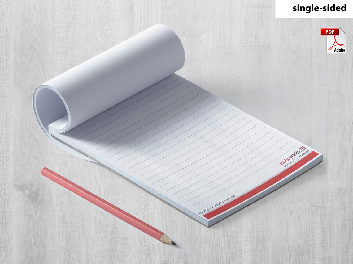 Notepad Design to Use at Meeting and Conferences // 100 Etsy