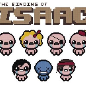 Binding of Isaac Cross Stitch Pattern PDF Instant Download image 2