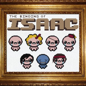 Binding of Isaac Cross Stitch Pattern PDF Instant Download image 1