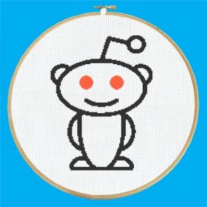 May include: A white cartoon alien with red eyes and a black outline. The alien is smiling and has a single antenna with a small circle on the end. The alien is standing on a white background.