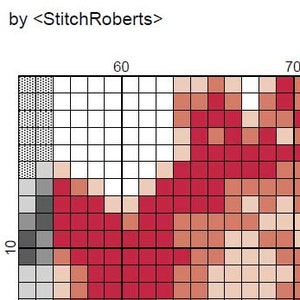 I Heart Realism Cross Stitch Pattern PDF Instant Download image 3