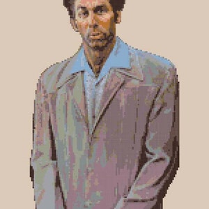Cosmo Kramer Painting - Cross Stitch Pattern PDF Instant Download