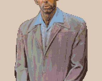 Cosmo Kramer Painting - Cross Stitch Pattern PDF Instant Download