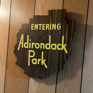 Entering Adirondack Park Sign