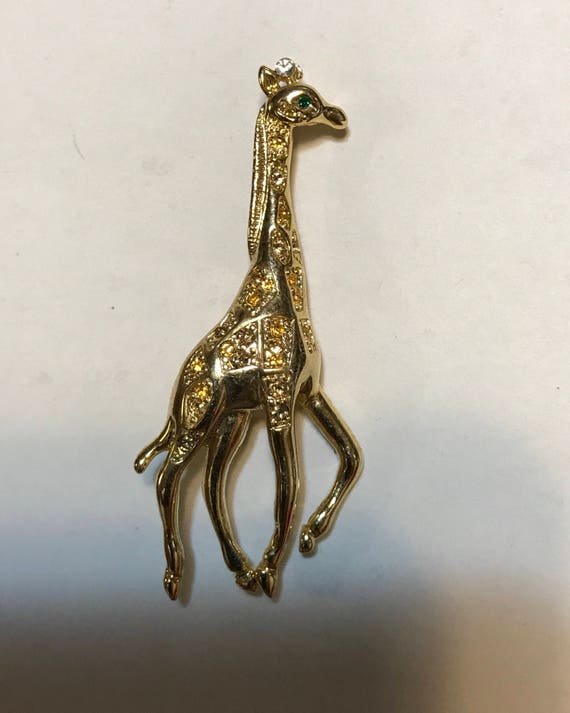 Brooch Giraffe Pin Monet - image 4