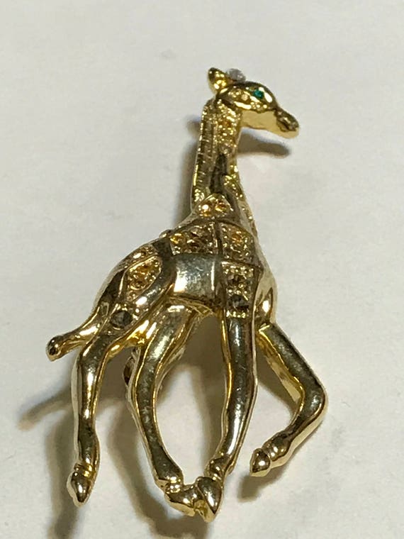 Brooch Giraffe Pin Monet - image 1