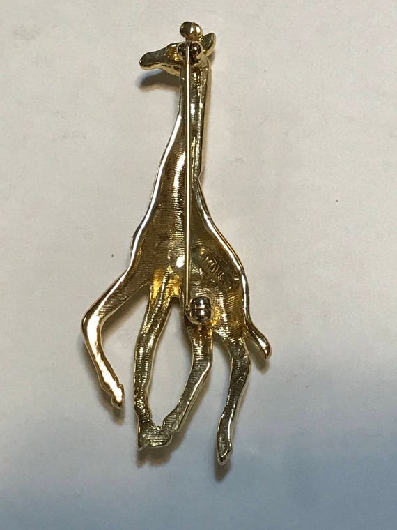 Brooch Giraffe Pin Monet - image 8