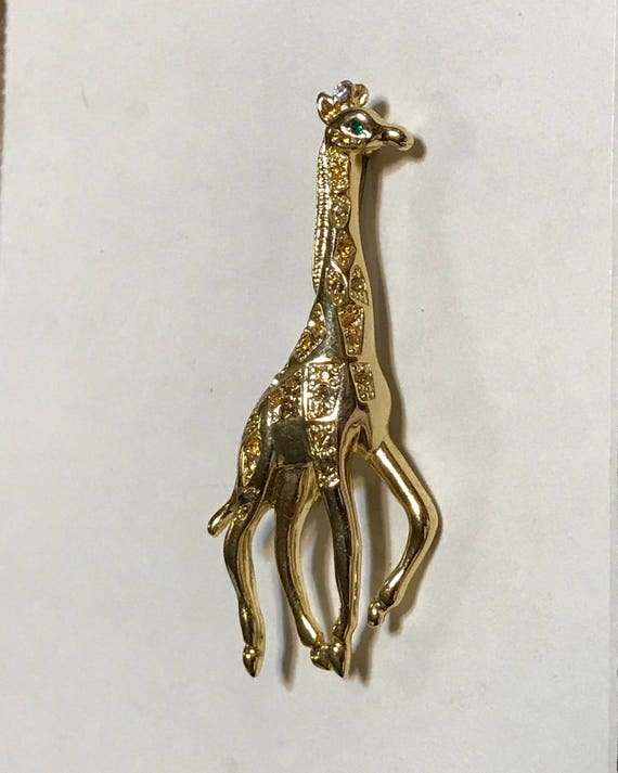 Brooch Giraffe Pin Monet - image 3