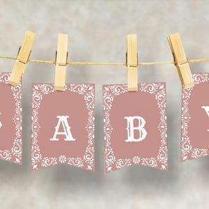 Gender Reveal Cielito Lindo Baby Shower Banner, Mexican Talavera Welcome Baby Banner, Digital Papel Picado Baby Shower Flag Banner CD045