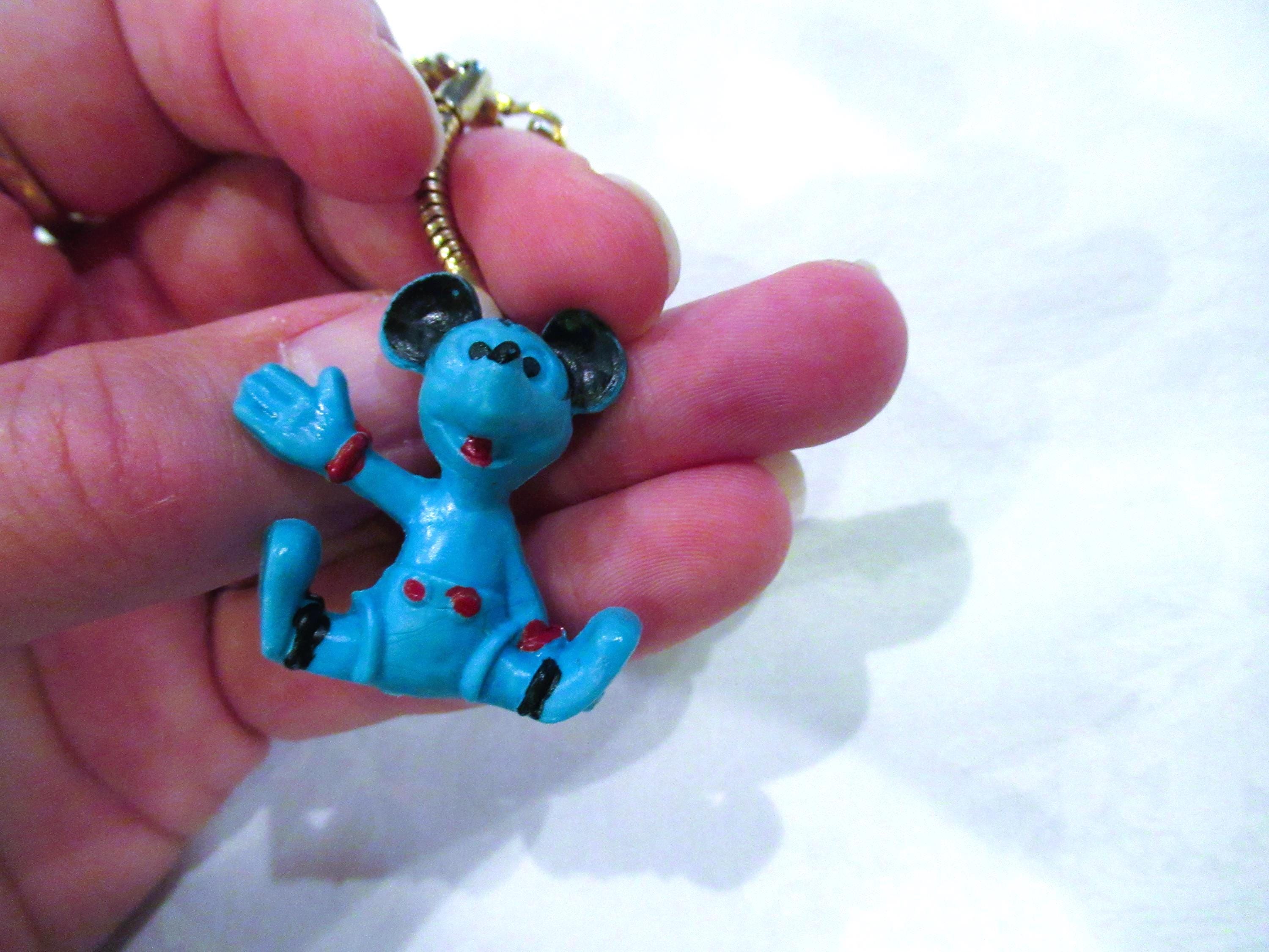 Mickey Mouse Blue Plastic Disneyland Keychain, C. 1970s/1980s - Etsy