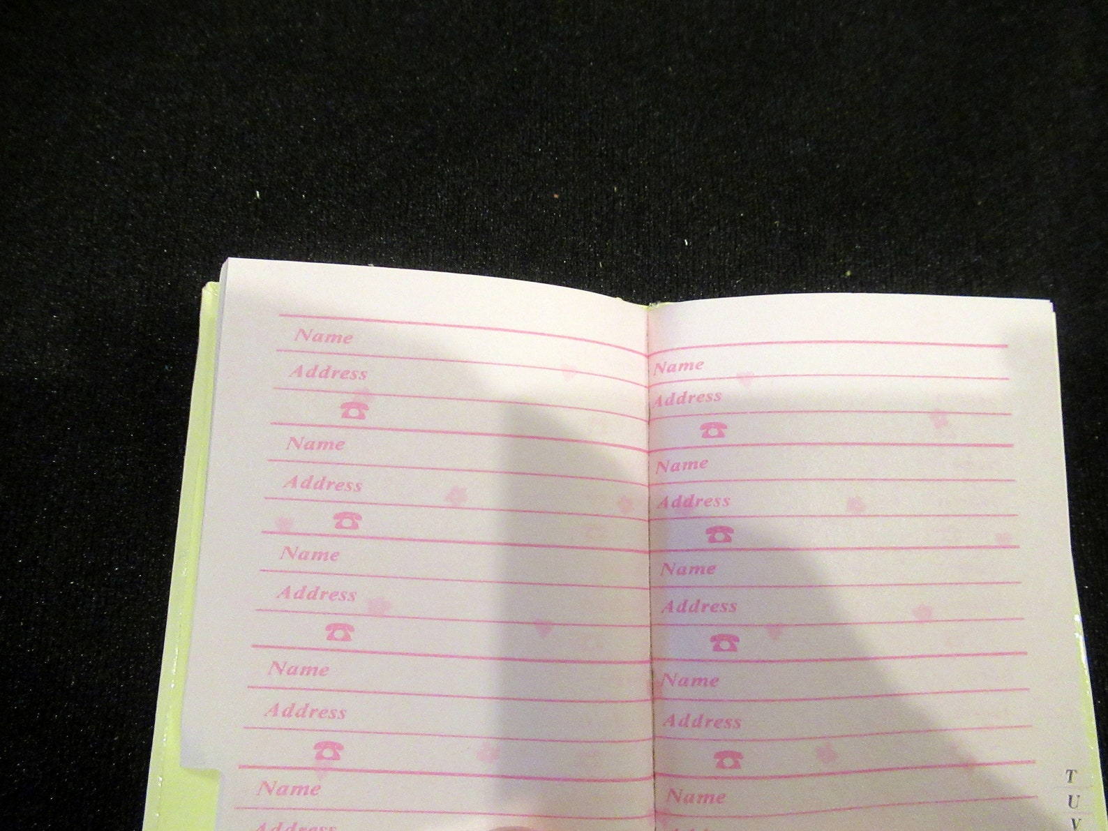 Purse size address book phone book bears c. 1980s Etsy