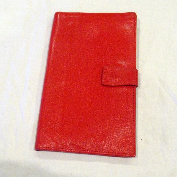 Prince Gardner red leather travel wallet, c. 1960s/1970s