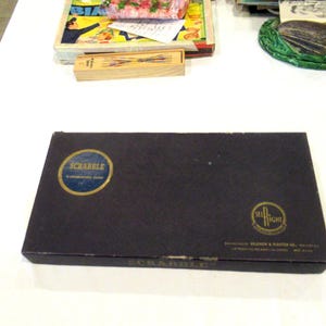 Scrabble, um jogo de palavras cruzadas, c. 1953, completo