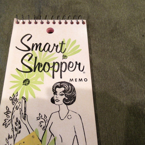 Smart Shopper memo pad, c. 1960s