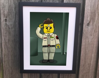 Rimmer Lego Man Print