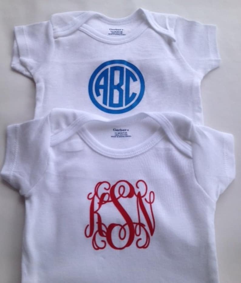 Personalized Baby Clothes Baby Boy Clothes Personalized Baby Bodysuit Baby Girl Clothes Monogram Bodysuit Monogram Baby Clothes